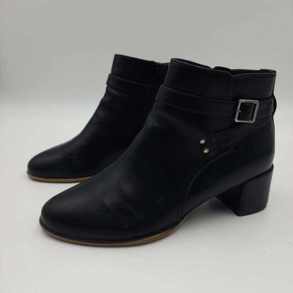 SOUL Naturalizer Women's Rachelle Black Booties Ankle Booties Size 7.5